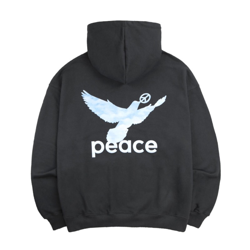 PEACE BIRD HOODIE [Charcoal]