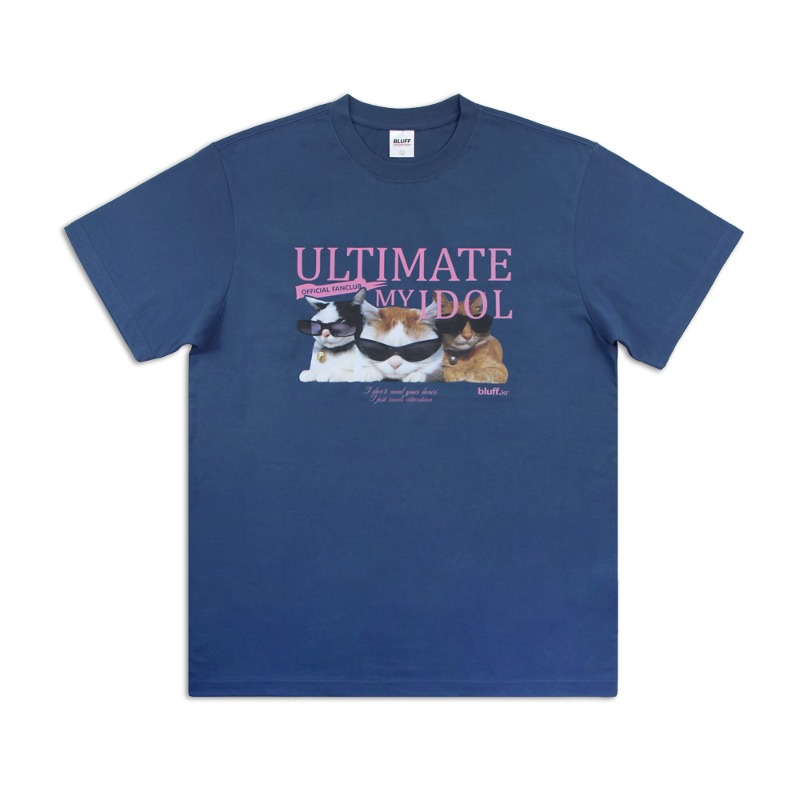 U.M.I CAT T-SHIRT [BLUE]