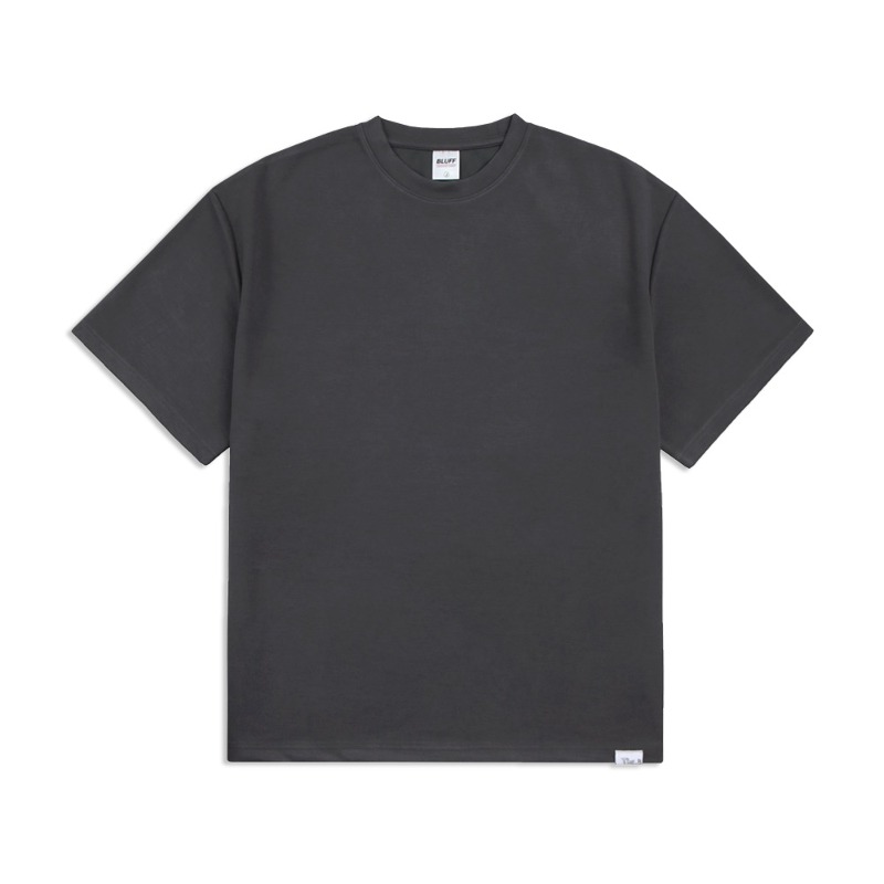 THE.B RELAX CREW NECK T-SHIRT [CHARCOAL]